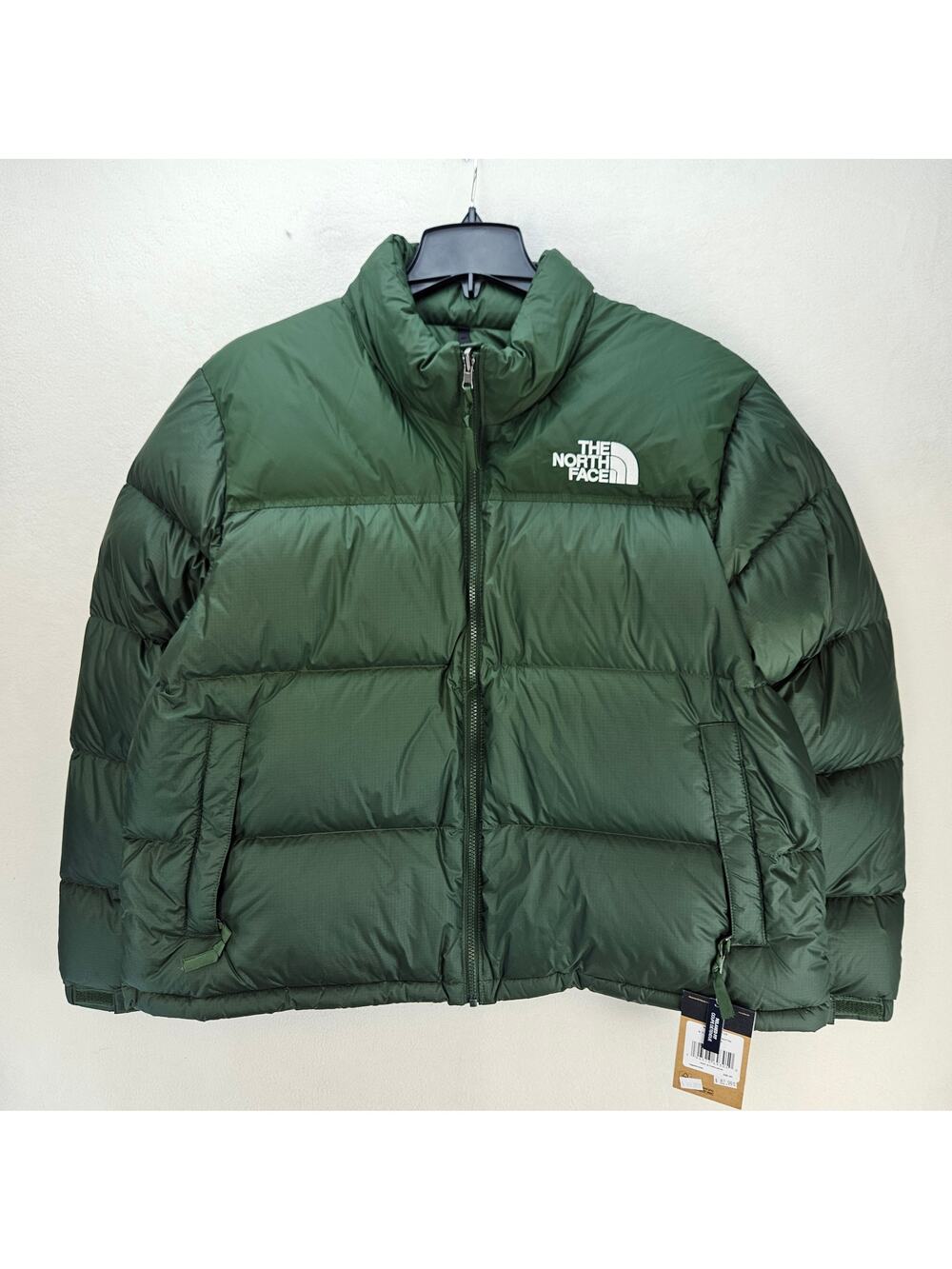 THE NORTH FACE WOMEN'S 2X 1996 RETRO NUPTSE JACKET PINE NEEDLE GREEN DOWN PUFFER